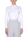 Cotton Oxford Shirt White - THOM BROWNE - BALAAN 1