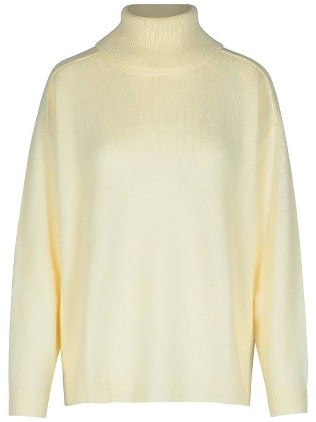 P.A.R.O.S.H. 'Loos' Cream Wool Blend Turtleneck Sweater - P.A.R.O.S.H. - BALAAN 1