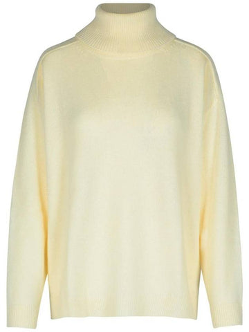 P.A.R.O.S.H. 'Loos' Cream Wool Blend Turtleneck Sweater - P.A.R.O.S.H. - BALAAN 1