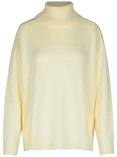 P.A.R.O.S.H. 'Loos' Cream Wool Blend Turtleneck Sweater - P.A.R.O.S.H. - BALAAN 1