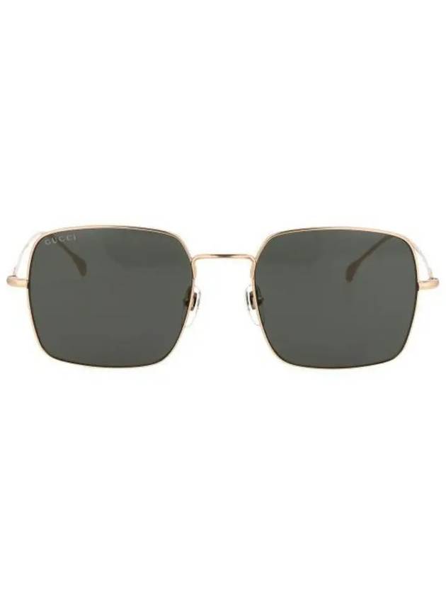 Eyewear Square Frame Sunglasses Gold Black - GUCCI - BALAAN 2