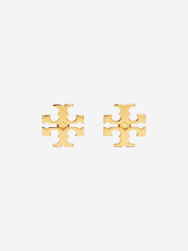 Logo Stud Earrings Gold - TORY BURCH - BALAAN 2