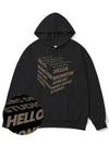 Cube Coffee Brown Overfit Hoodie Black - MONSTER REPUBLIC - BALAAN 2