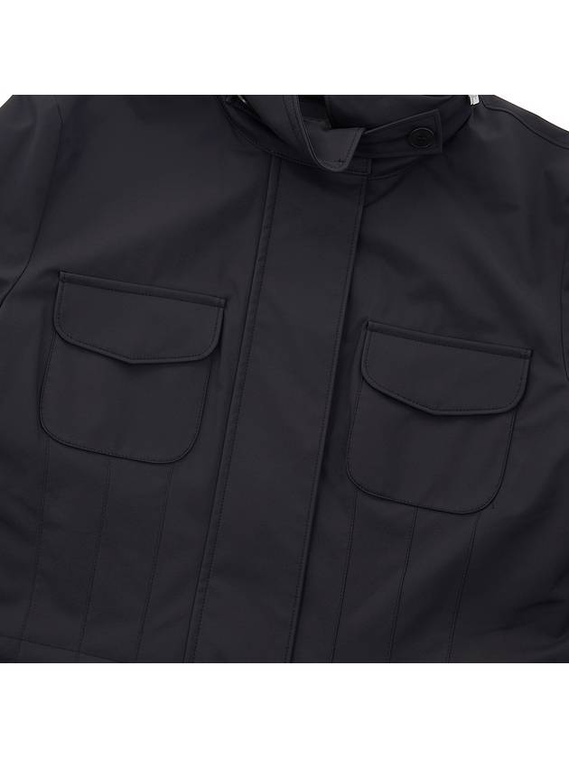 Women's Traveler Technical Fabric Jacket Onyx - LORO PIANA - BALAAN 7