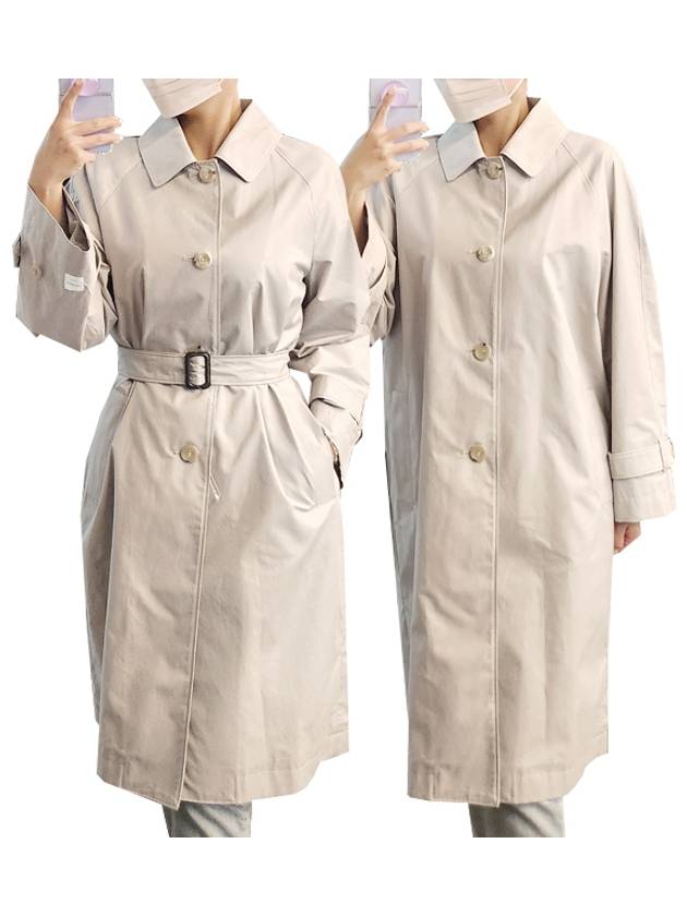 The Cube FTRENCH Water Repellent Trench Coat Beige 2419021084600 013 - MAX MARA - BALAAN 1