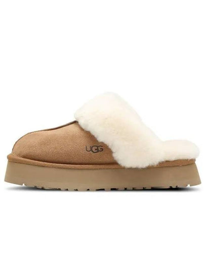 Women's Diskett Fleece Platform Slippers Brown - UGG - BALAAN 2