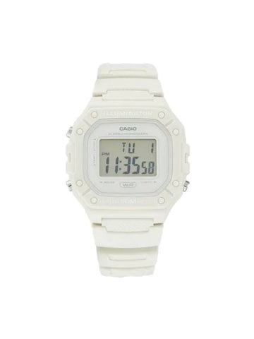 Sports Plastic Strap Digital Watch White - CASIO - BALAAN 1