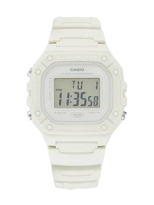 Resin Band Digital Watch White - CASIO - BALAAN 1