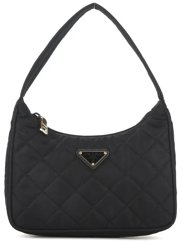 Nylon Quilted Hobo Tote Bag Black - PRADA - BALAAN 6