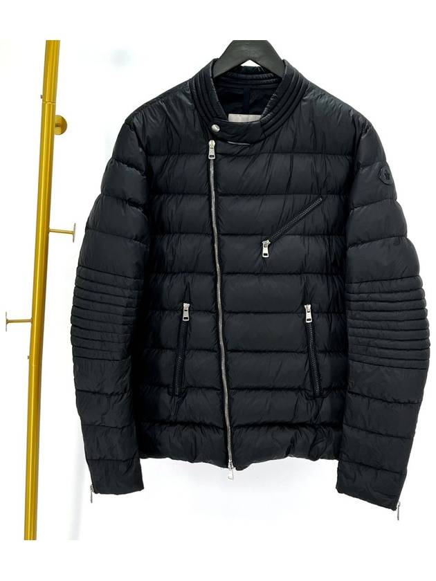 Black Waffen Rider Padded Jacket Size 5 - MONCLER - BALAAN 2