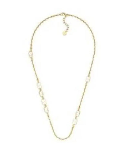 30 Montaigne Jolie Logo Necklace Gold - DIOR - BALAAN 2