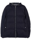 Men's Down Padded Jacket Navy - BRUNELLO CUCINELLI - BALAAN.