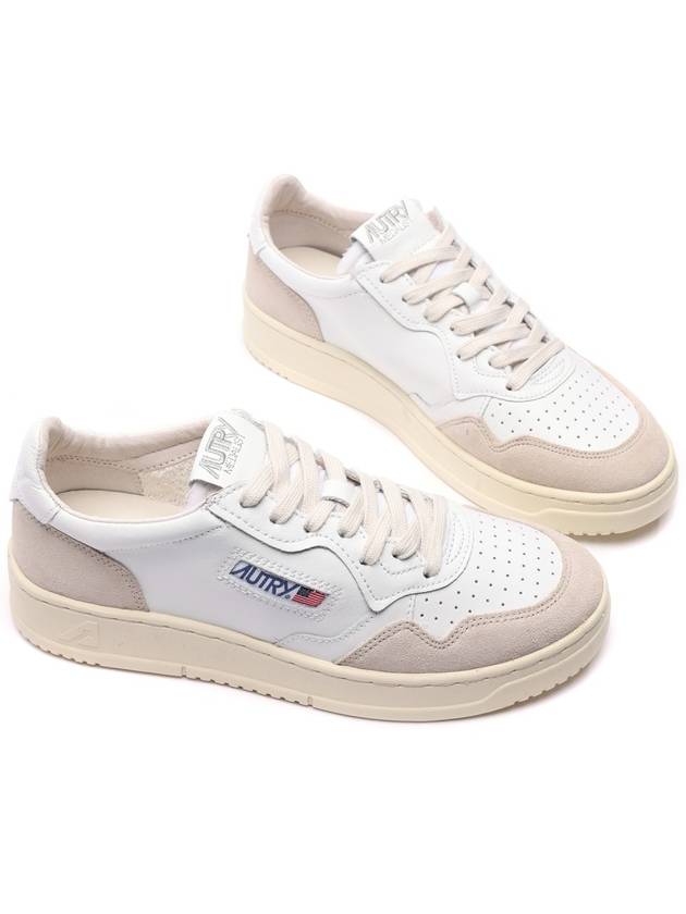 Medalist Suede Low Top Sneakers White - AUTRY - BALAAN 6