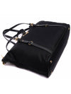 Gold Hardware Milan Logo Tote Bag Black - PRADA - BALAAN 6