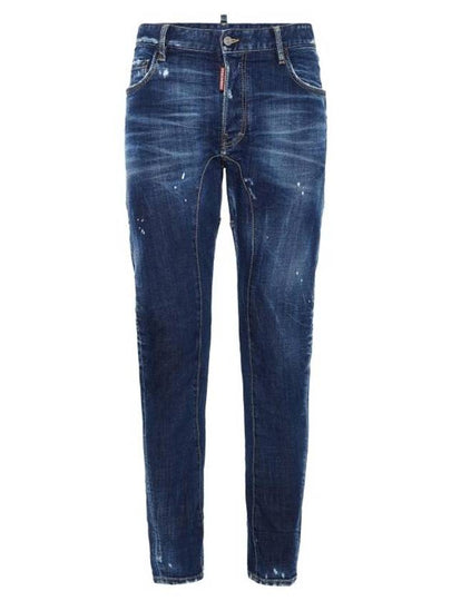 Perfect Clean Wash Tidy Biker Denim Jeans Blue - DSQUARED2 - BALAAN 2