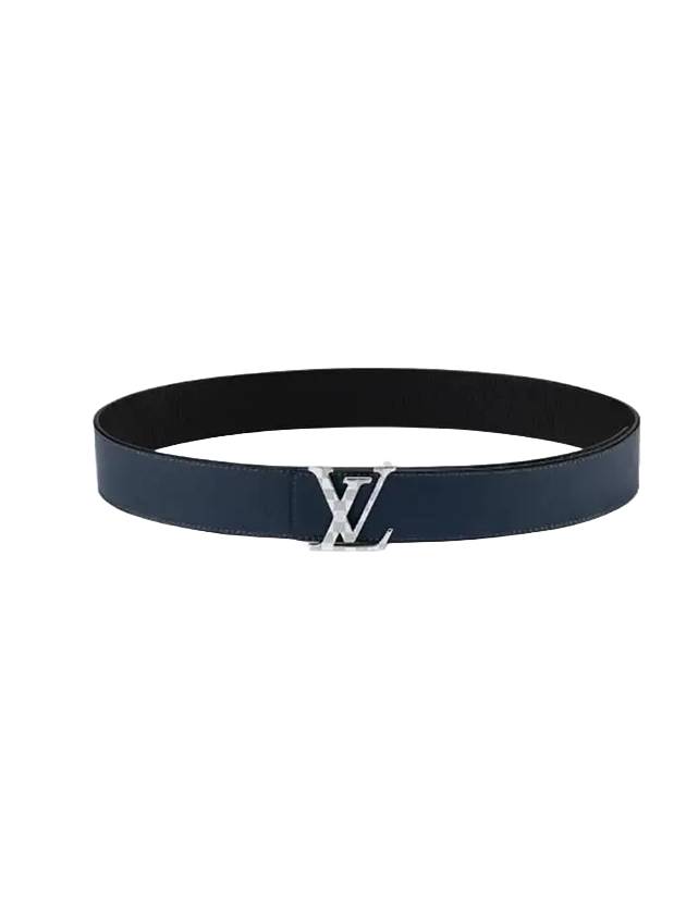 LV Damier 40mm Reversible Belt Navy - LOUIS VUITTON - BALAAN 1