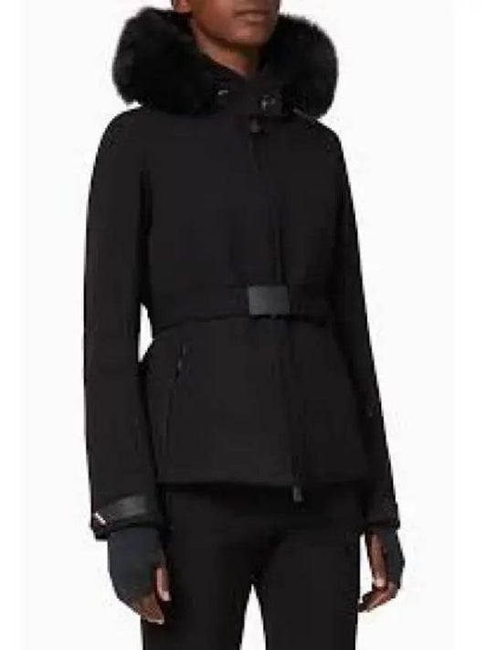 Grenoble Women s Belted Jacket Black 1A00045 53063 999 1206974 - MONCLER - BALAAN 1