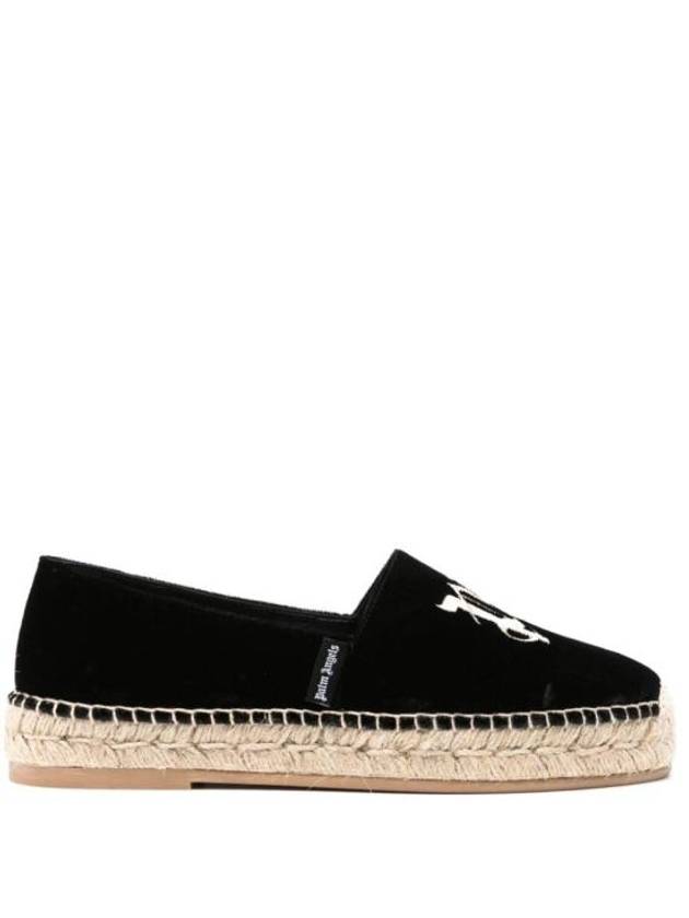 Flat Shoes PWIB004R24FAB0011000 BLACK - PALM ANGELS - BALAAN 1