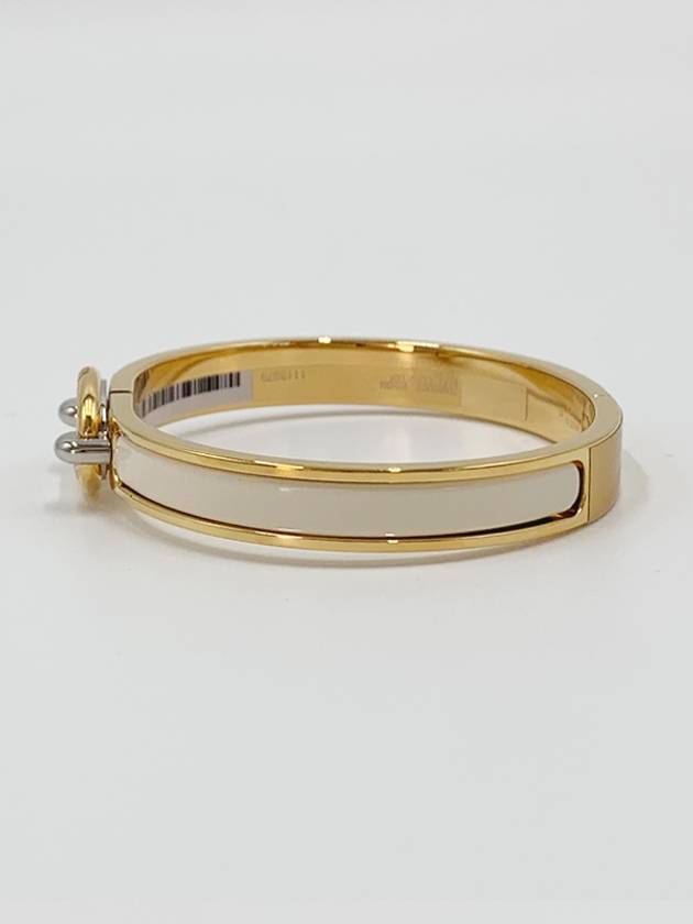 Mini Clic Chaine D'Ancre Bracelet Gold Cream - HERMES - BALAAN 3