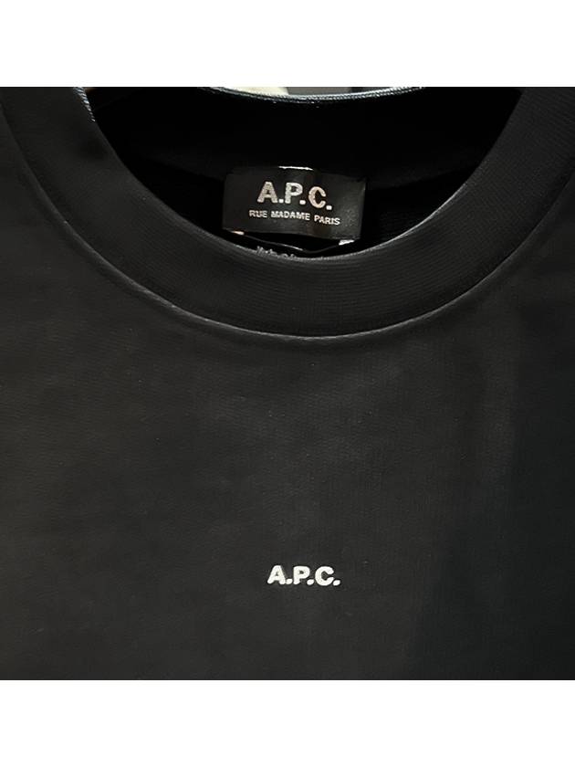 Annie Logo Crew Neck Sweatshirt Black - A.P.C. - BALAAN 5