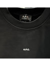 Annie Logo Crew Neck Sweatshirt Black - A.P.C. - BALAAN 5