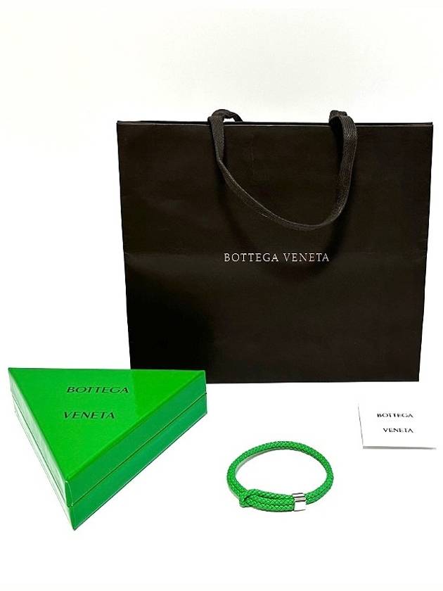 Double Rope Bracelet Green - BOTTEGA VENETA - BALAAN.