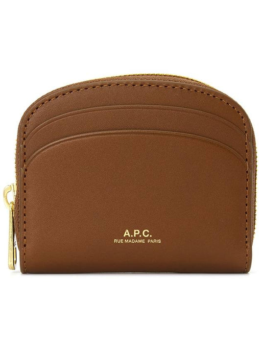 Half Moon Card Coin Wallet Brown - A.P.C. - BALAAN 2