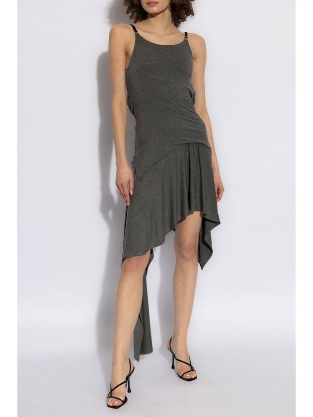 The Attico Dress With Back Cut-out, Women's, Grey - THE ATTICO - BALAAN 3