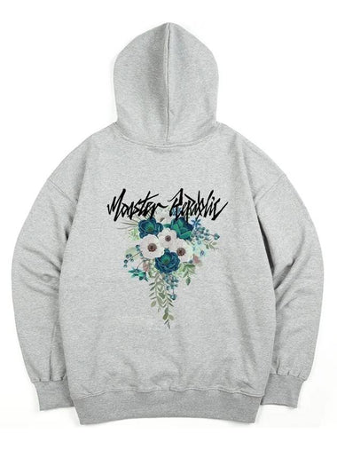 Movement Flower Mix Green Hoodie Gray - MONSTER REPUBLIC - BALAAN 1