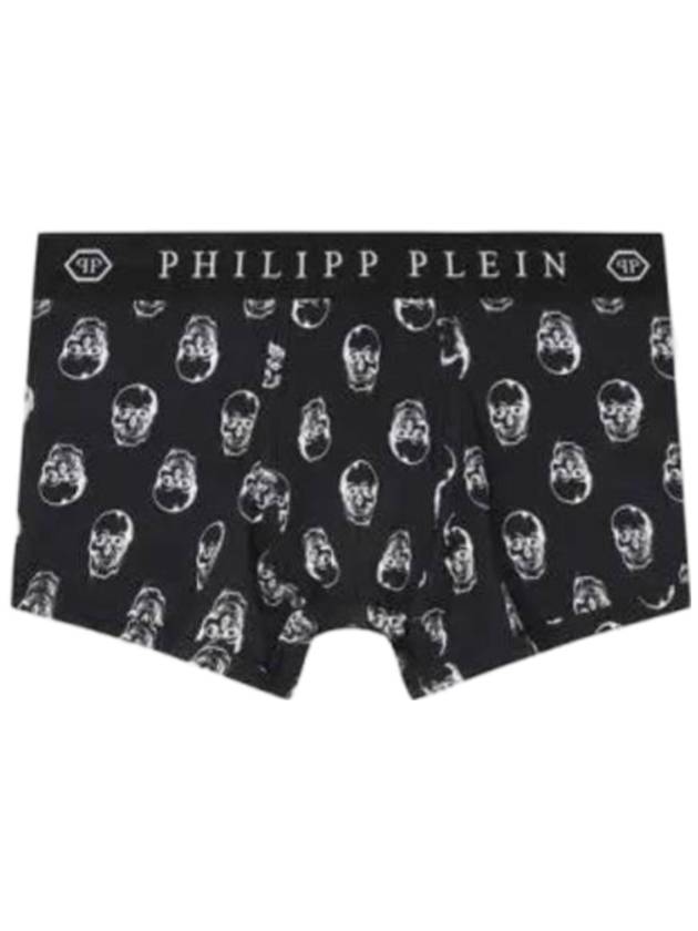 MUY0282 Skull Boxer Briefs Black PTE003N 0201 - PHILIPP PLEIN - BALAAN 1