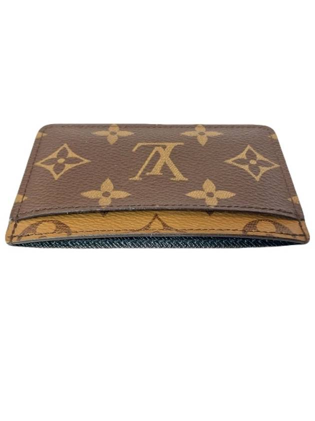 Monogram Reverse Canvas Card Wallet M69161 - LOUIS VUITTON - BALAAN 4