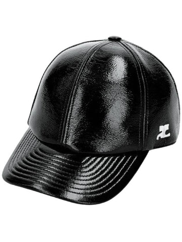 Reedition Vinyl Ball Cap Black - COURREGES - BALAAN 1