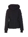 Betta Shearling Hooded Down Padding Black - MOOSE KNUCKLES - BALAAN 2