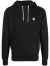 Grey Fox Head Patch Classic Hoodie Black - MAISON KITSUNE - BALAAN 2