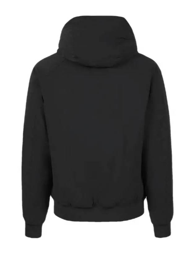 Pro-Tech Ribbed Hooded Jacket Black - CP COMPANY - BALAAN 4