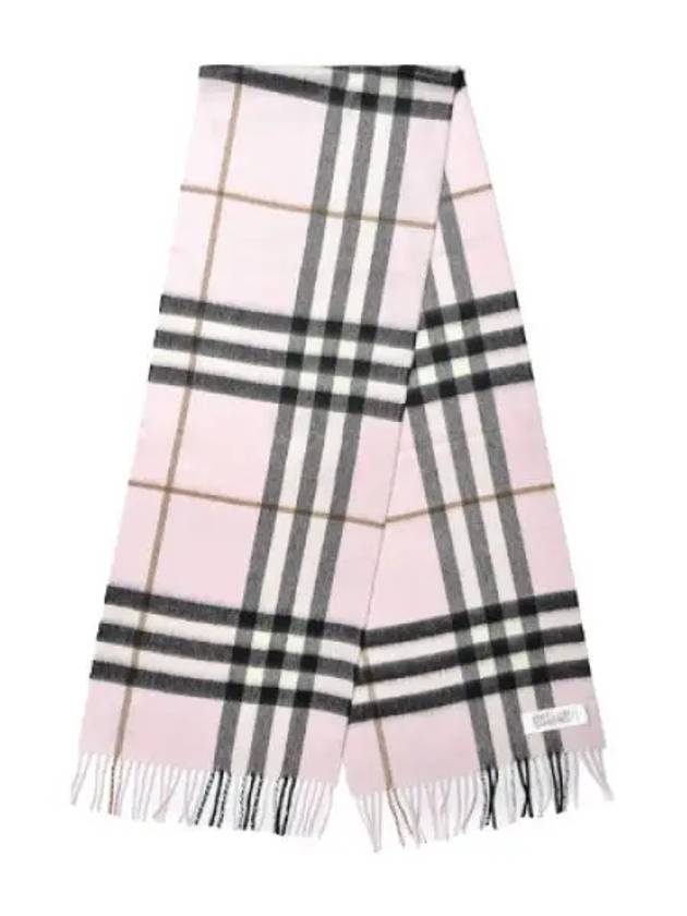 Check Cashmere Scarf Men - BURBERRY - BALAAN 1