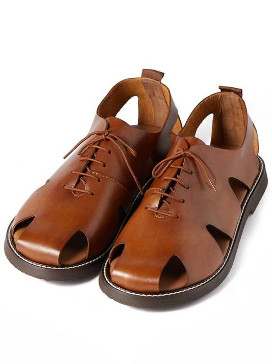 Unisex Fisherman Dress Shoes Milan Cognac - ANTICHI ROMANI - BALAAN 2