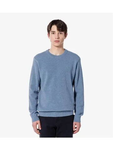 Men s Basic Crew Neck Pullover Sky Blue - LACOSTE - BALAAN 1