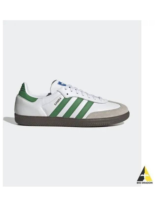 Samba OG Low Top Sneakers White Green - ADIDAS - BALAAN 2