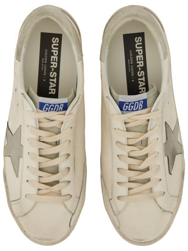 Super Star Suede Leather Low Top Sneaker White - GOLDEN GOOSE - BALAAN 10