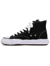 Peterson OG sole canvas high top sneakers A11FW701 BLACK - MAISON MIHARA YASUHIRO - BALAAN 3