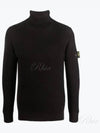 Wappen Patch Wool Turtleneck Black - STONE ISLAND - BALAAN 2