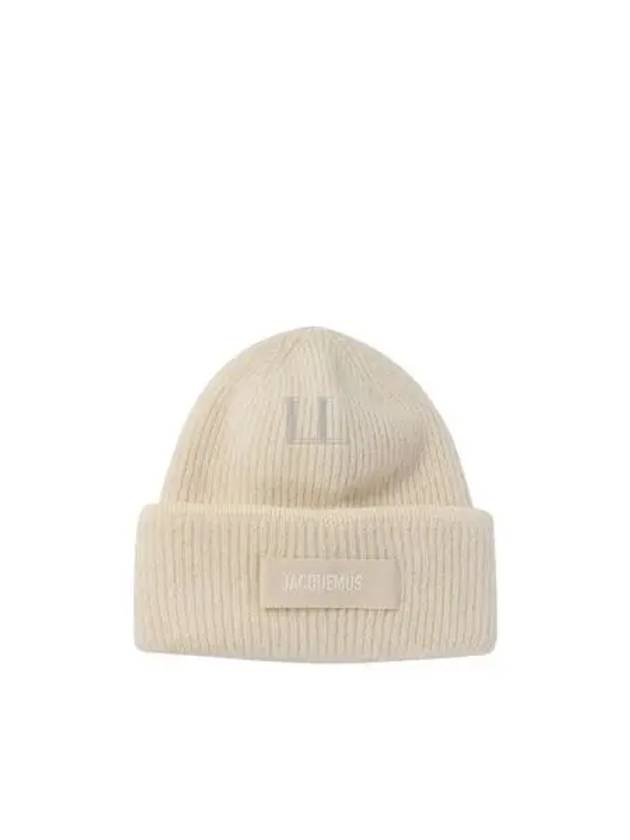 The Gros Grain Beanie Off White - JACQUEMUS - BALAAN 2