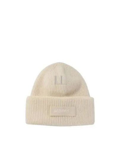 The Gros Grain Beanie Off White - JACQUEMUS - BALAAN 2