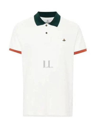 Classic ORB Logo Polo Shirt White - VIVIENNE WESTWOOD - BALAAN 2