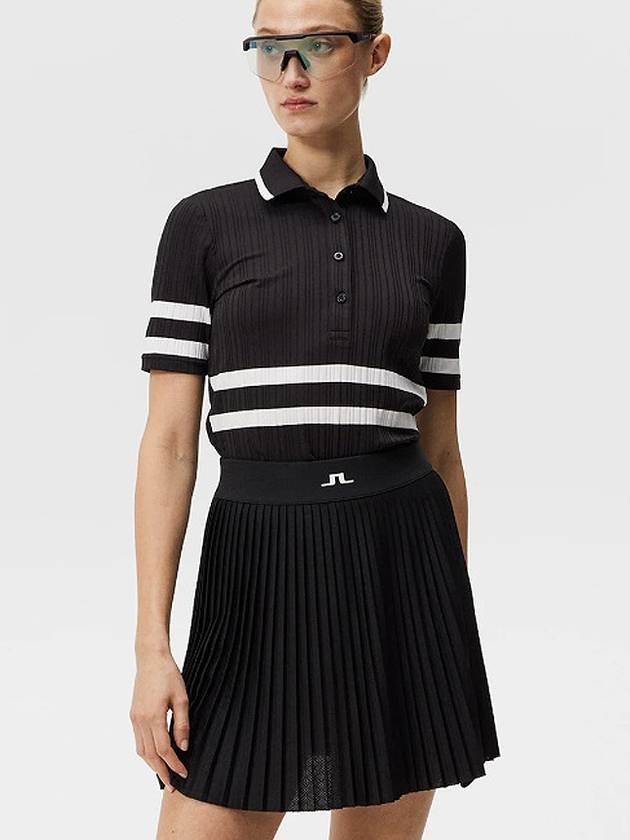 Women's Binx Pleated Skirt Black - J.LINDEBERG - BALAAN 6