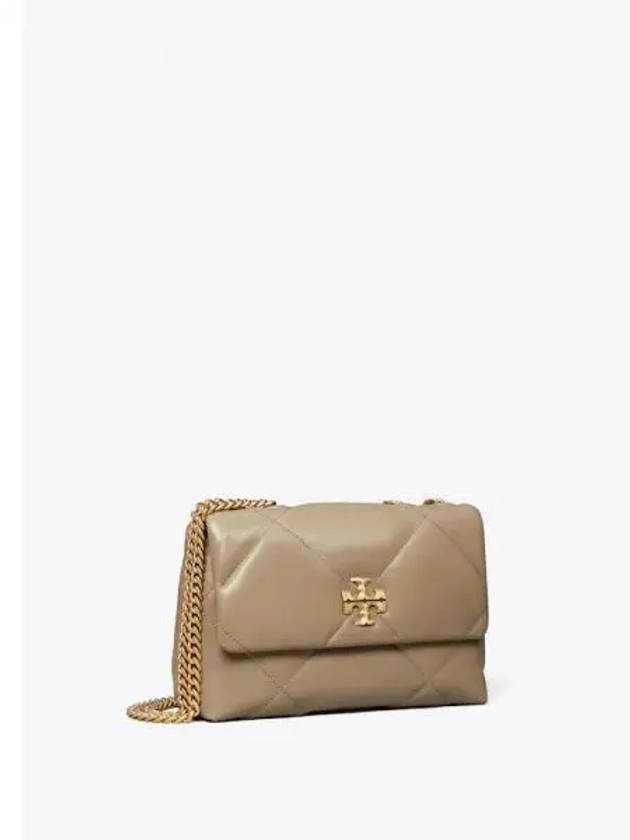 Kira diamond quilted small convertible shoulder bag cross taupe color oak domestic product GM0024091213022 - TORY BURCH - BALAAN 1