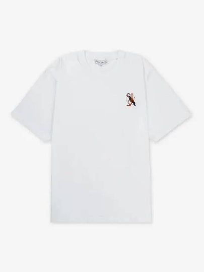 Puffin Embroidery Short Sleeve T-Shirt White - JW ANDERSON - BALAAN 2