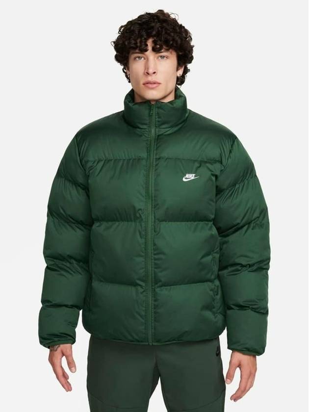 Sportswear Club Puffer Padded Jacket Green - NIKE - BALAAN 2