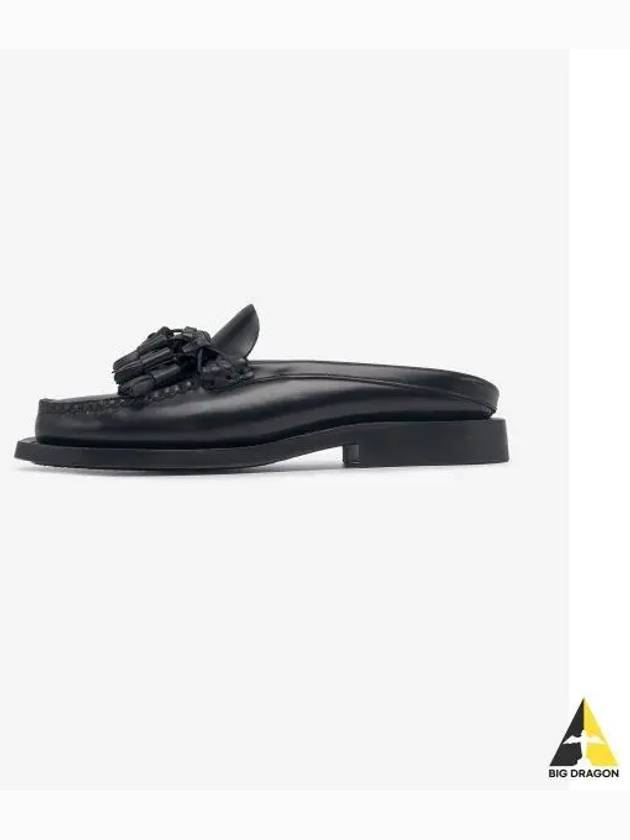 Tassel Mule Loafer Black WFP22CAIR001 - HEREU - BALAAN 2